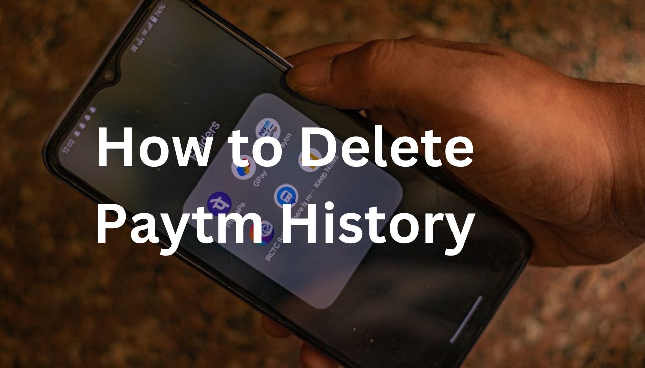 How to Delete Paytm History